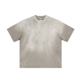 Unisex Boxy Tie-dyed T-shirt - Thumbnail Image