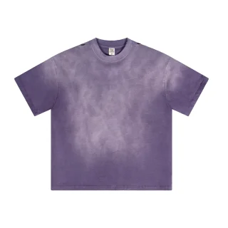 Unisex Boxy Tie-dyed T-shirt - Thumbnail Image