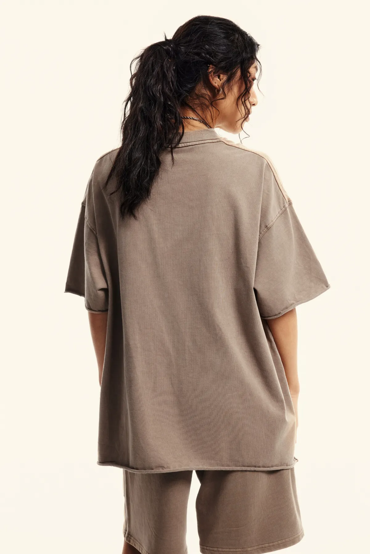 Women’s Distressed 100% Cotton Tee  - Thumbnail Image