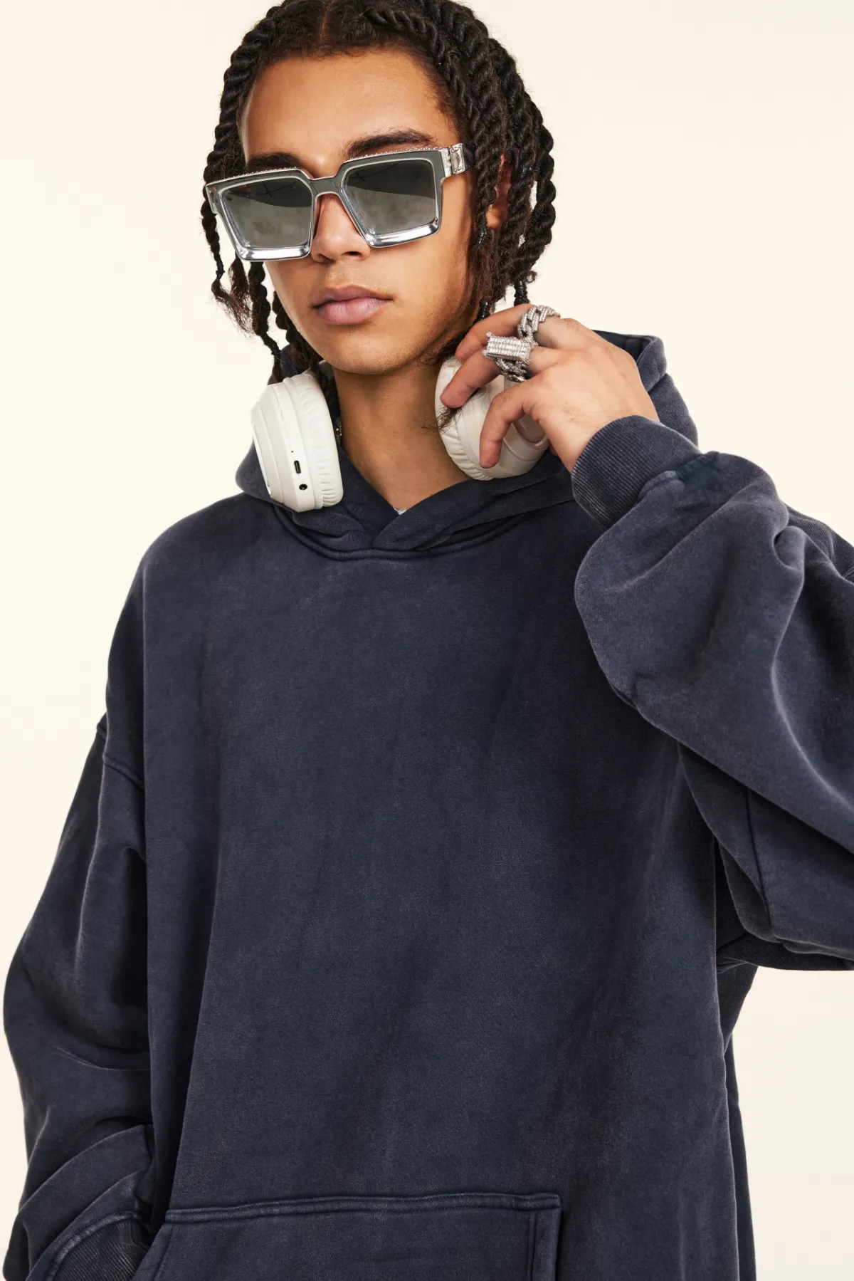 Unisex Vintage Graphic Hoodie - Thumbnail Image
