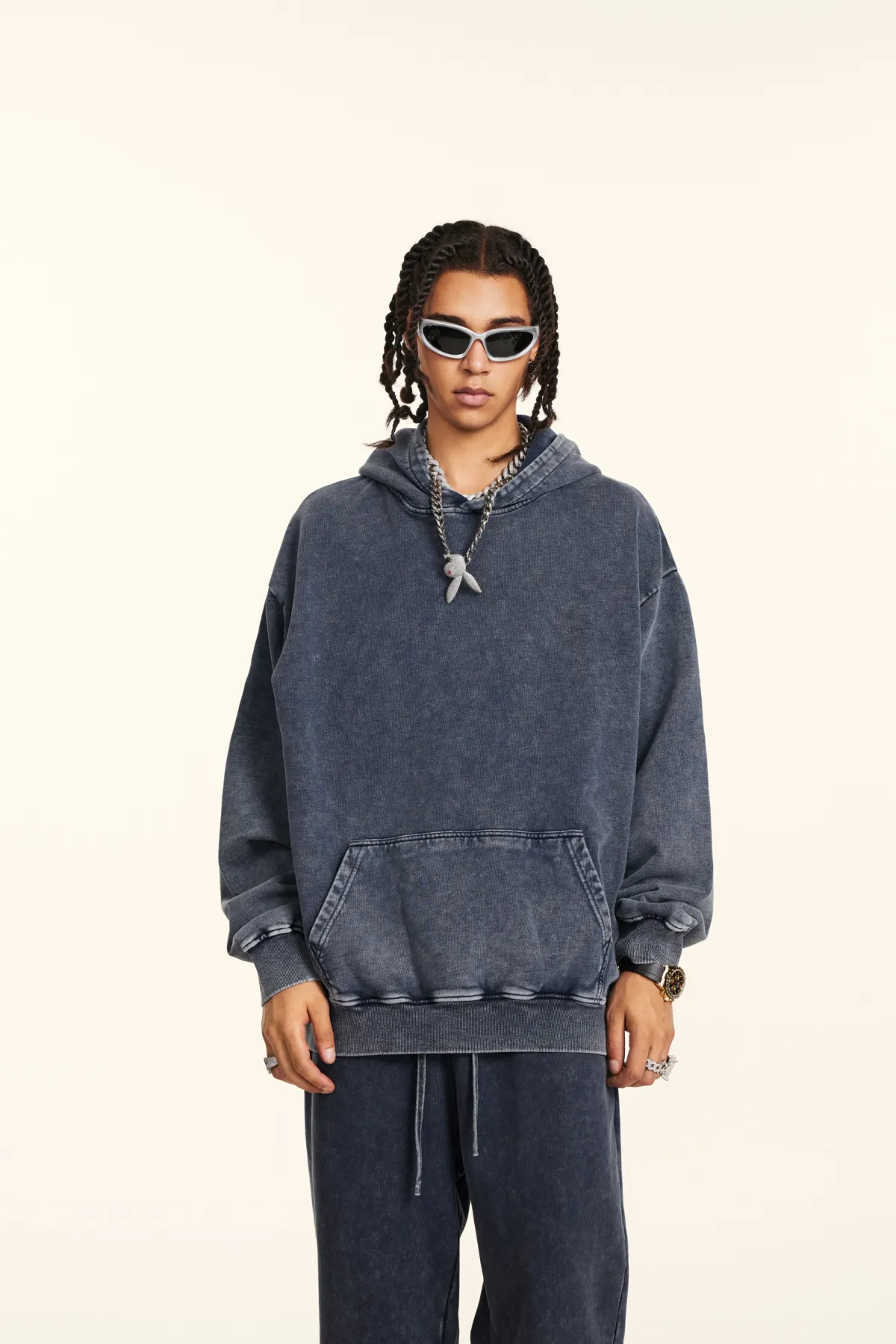Unisex Trendy Streetwear Hoodie - Thumbnail Image