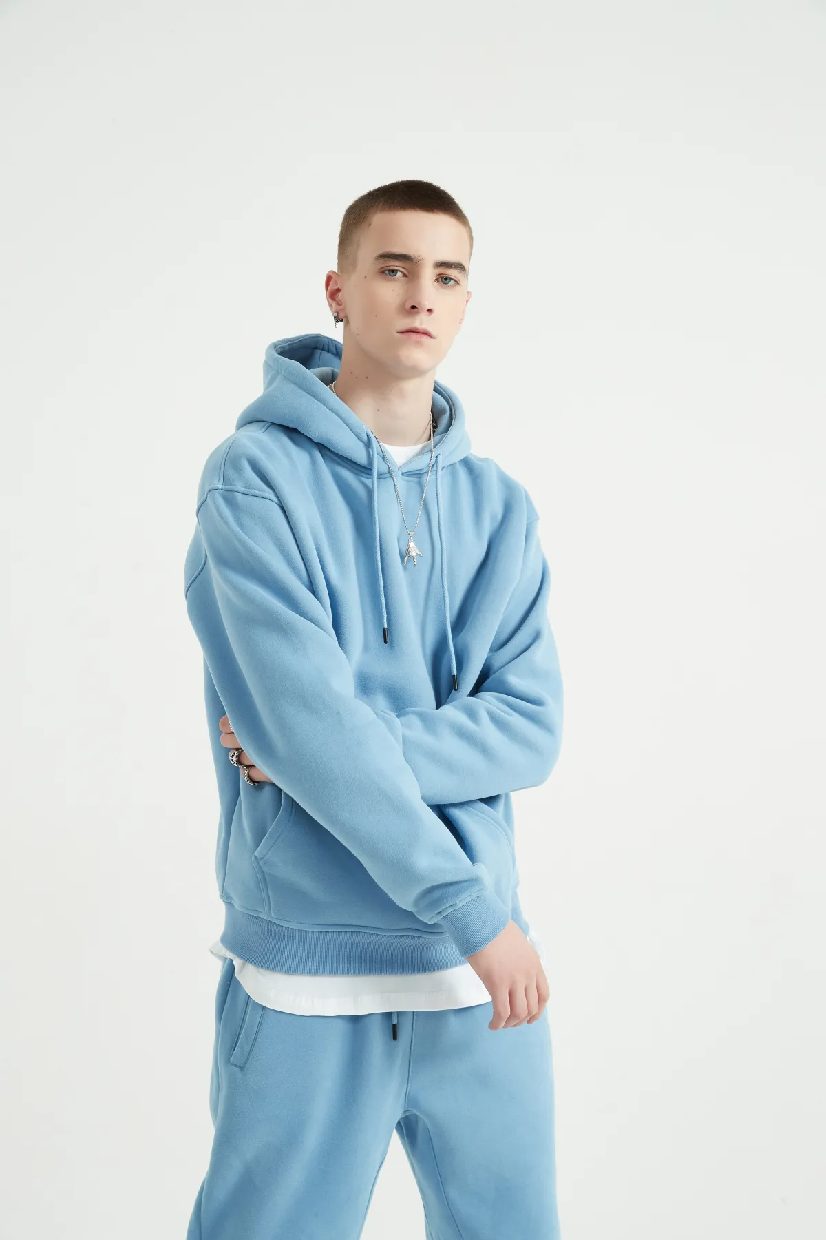 premium colorful fleece hoodie - Thumbnail Image