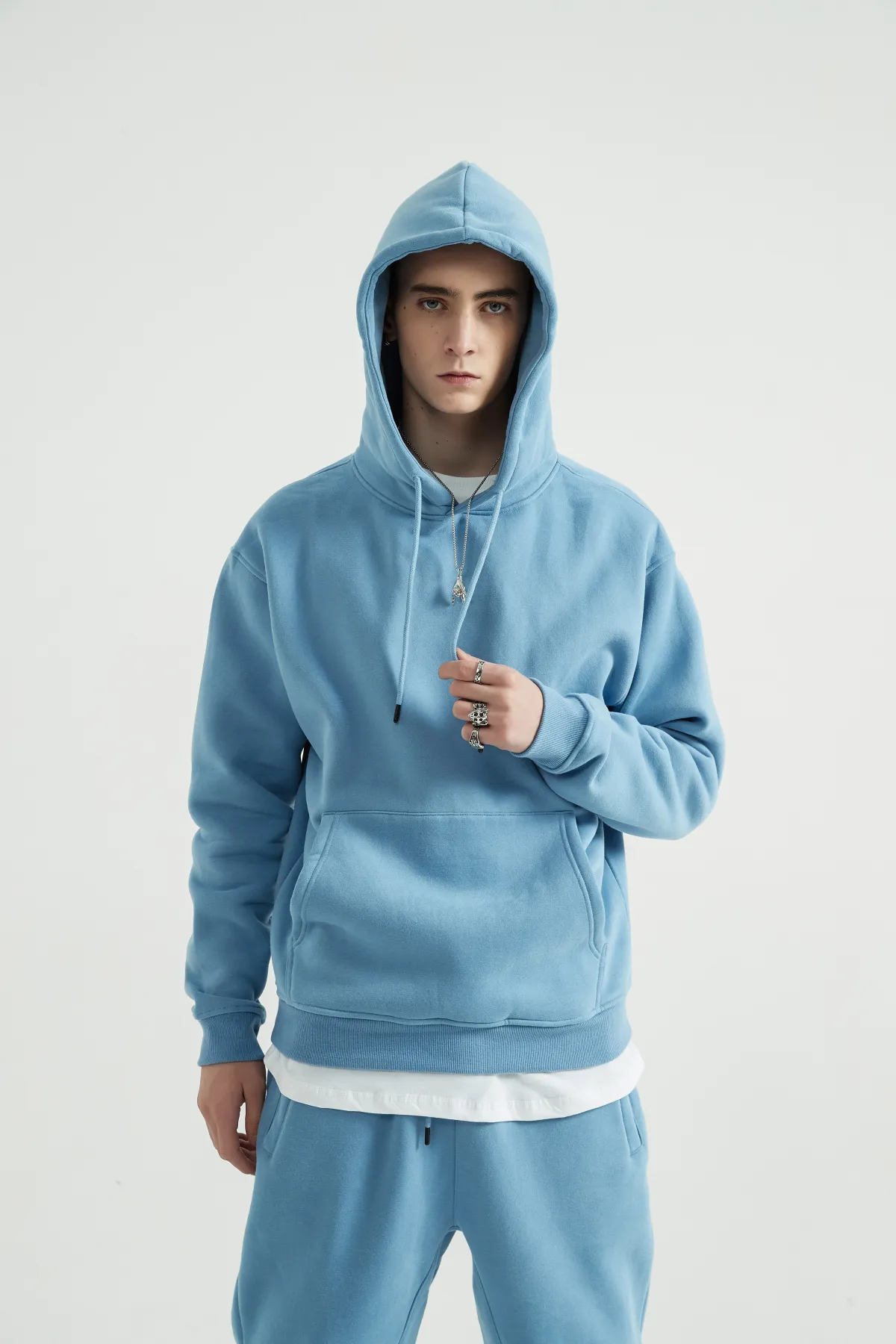 premium colorful fleece hoodie - Thumbnail Image