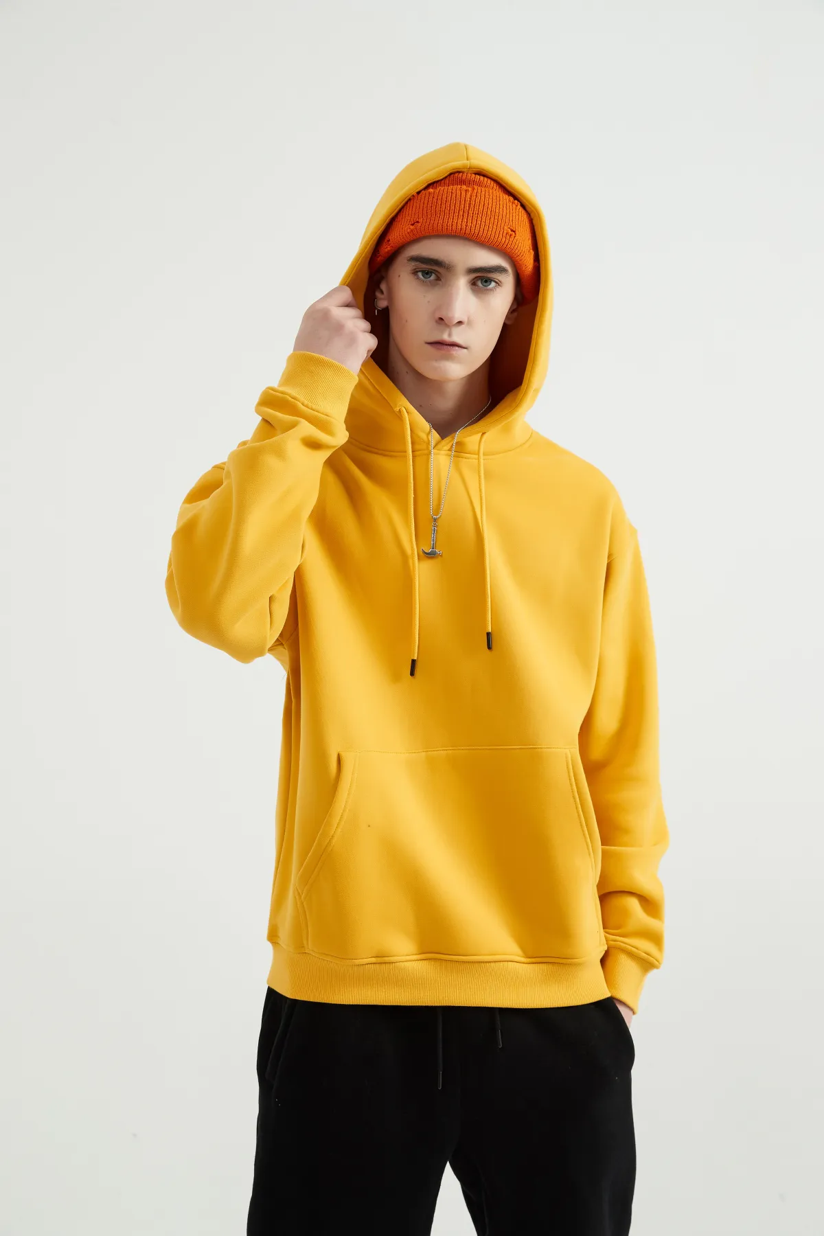 premium colorful fleece hoodie - Thumbnail Image