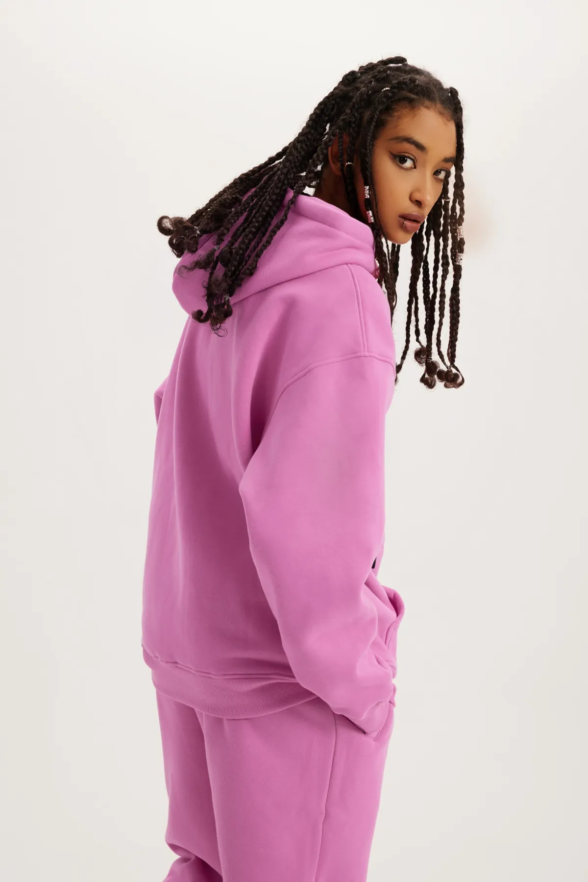 premium colorful fleece hoodie - Thumbnail Image