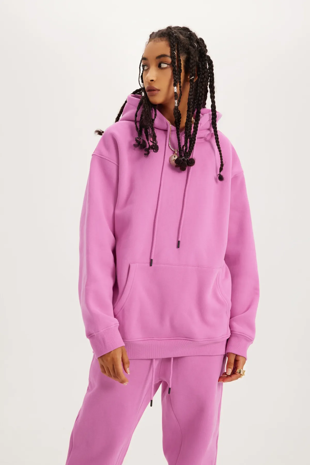 premium colorful fleece hoodie - Thumbnail Image