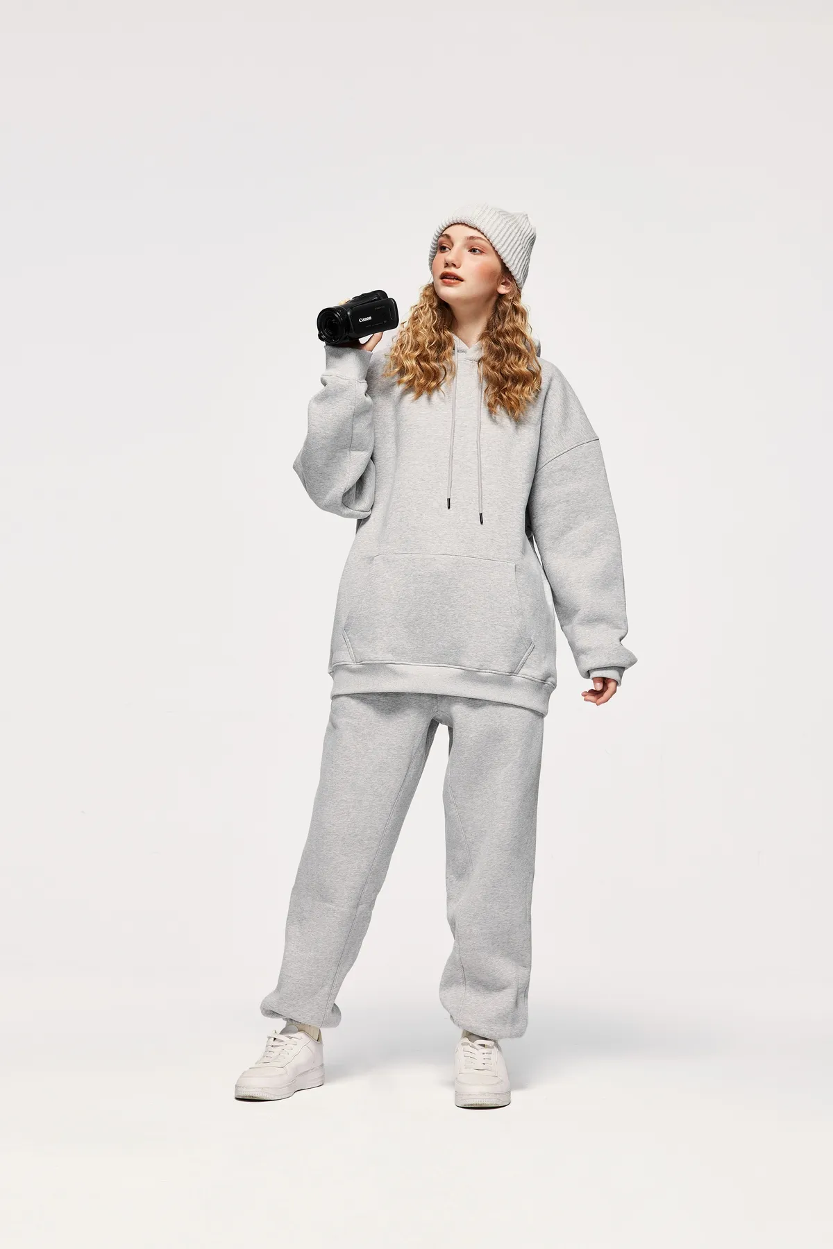 classic fit fleece hoodie - Thumbnail Image