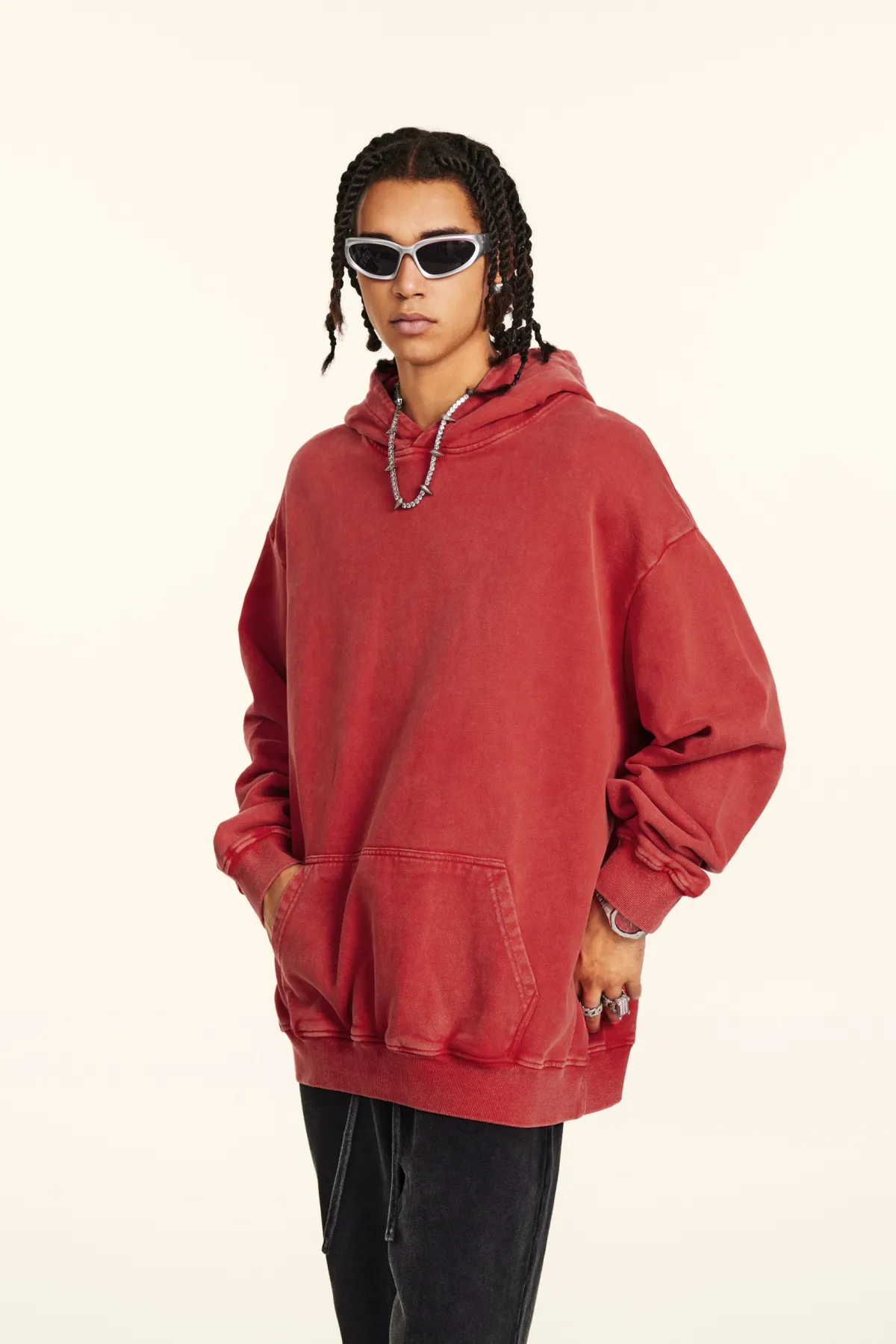 Unisex Trendy Streetwear Hoodie - Thumbnail Image