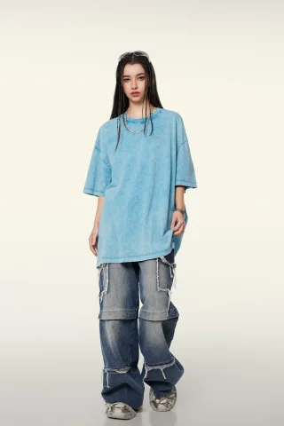 Women’s Vintage Soft Cotton Long T-Shirt - Thumbnail Image