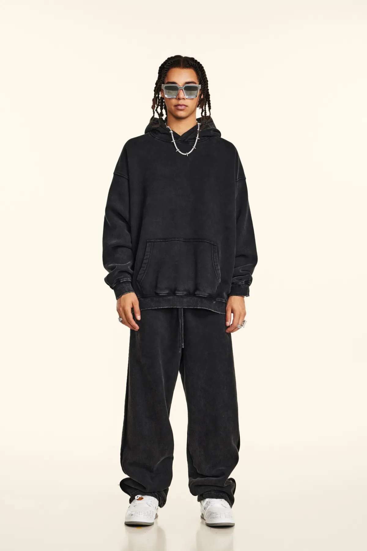 Unisex Vintage Graphic Hoodie - Thumbnail Image