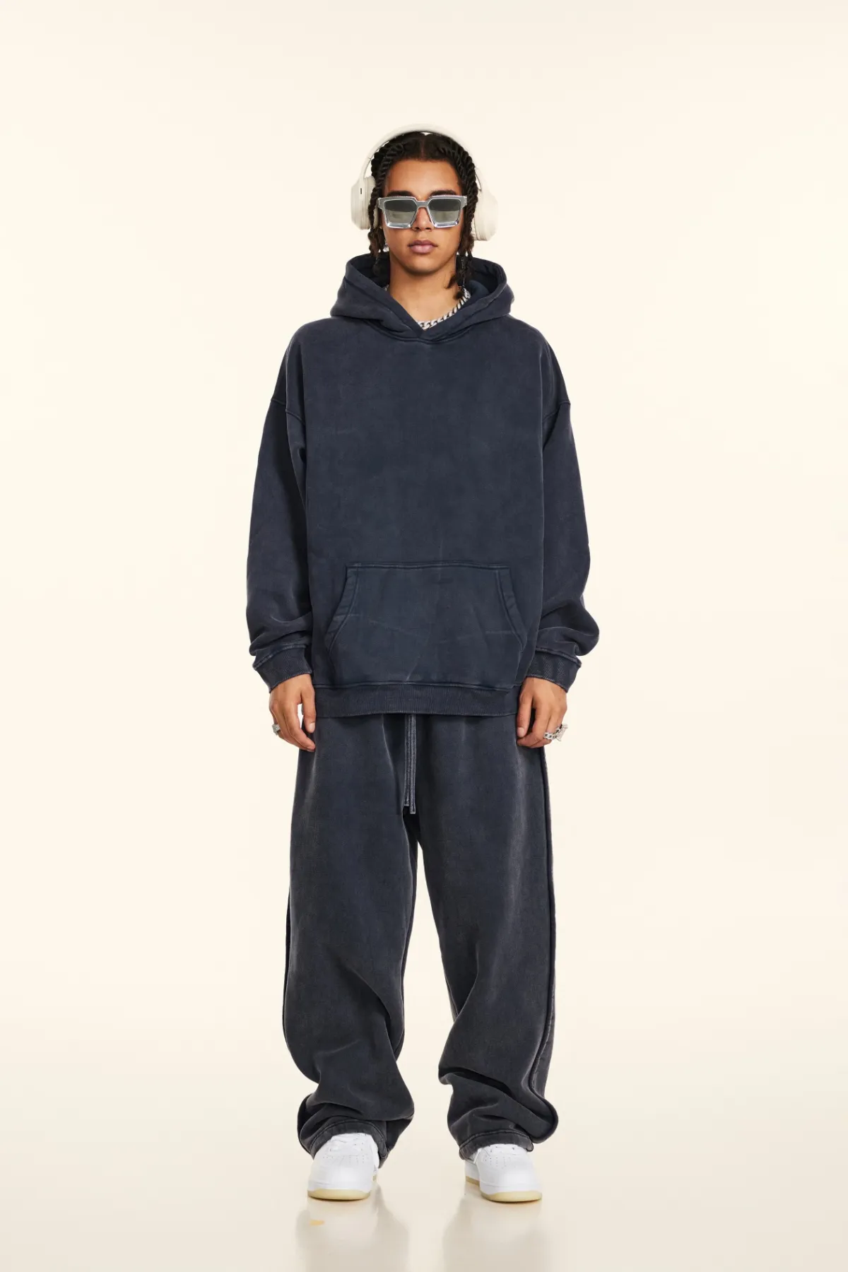 Unisex Vintage Graphic Hoodie - Thumbnail Image