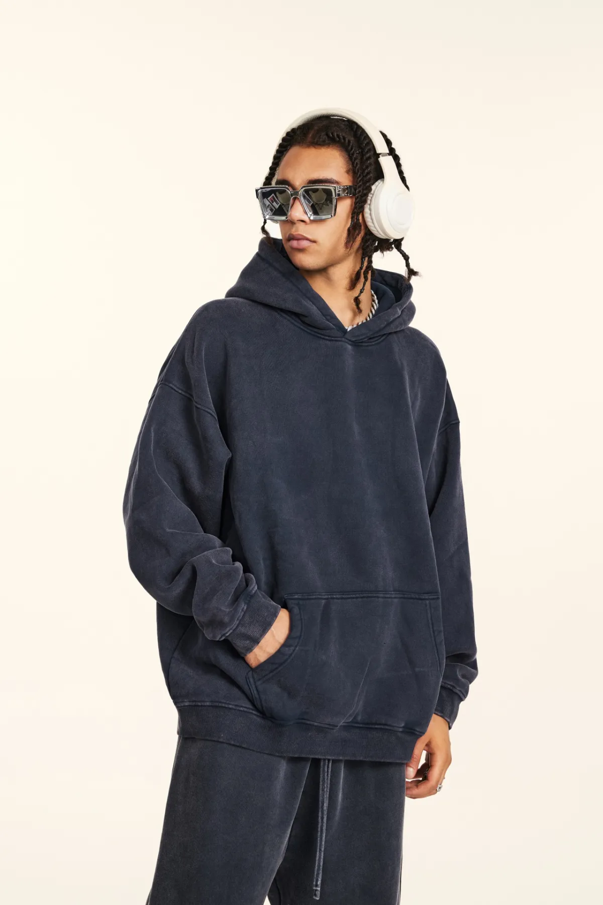 Unisex Vintage Graphic Hoodie - Thumbnail Image