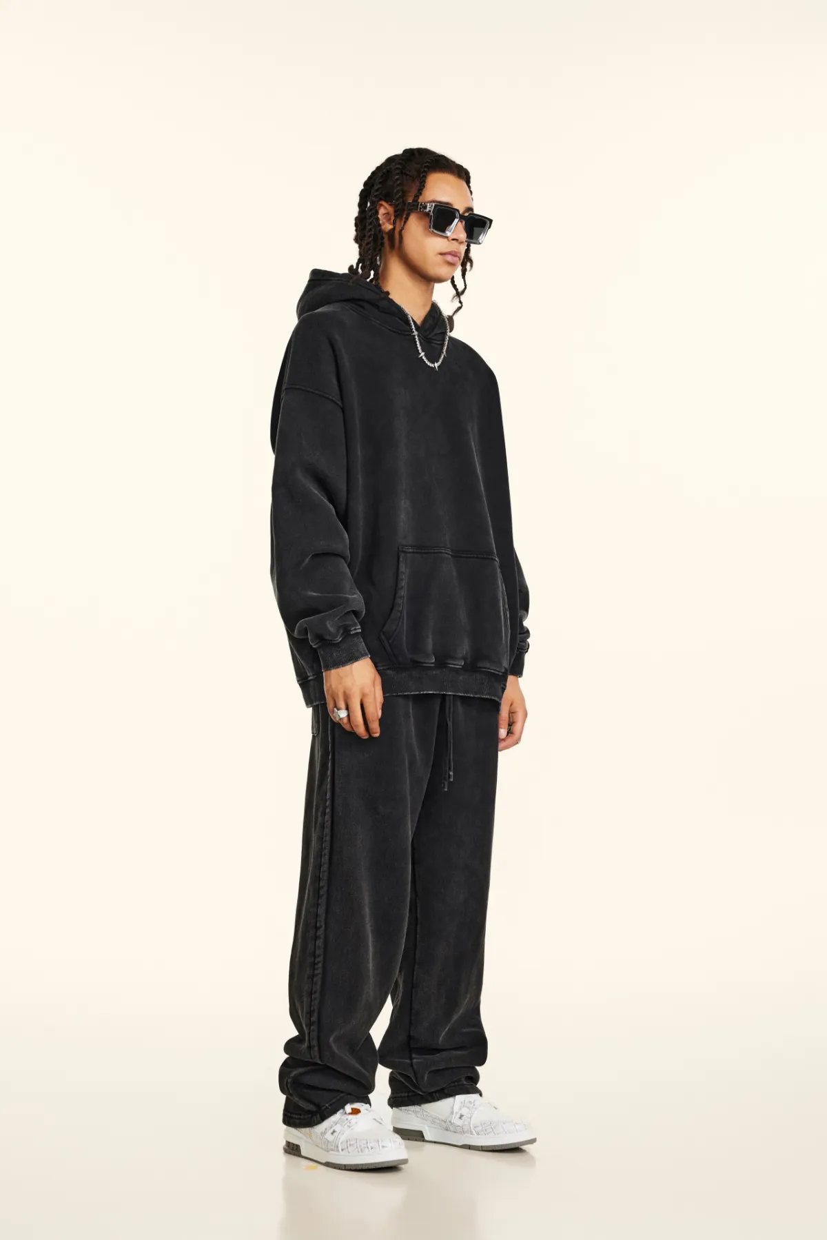 Unisex Vintage Graphic Hoodie - Thumbnail Image