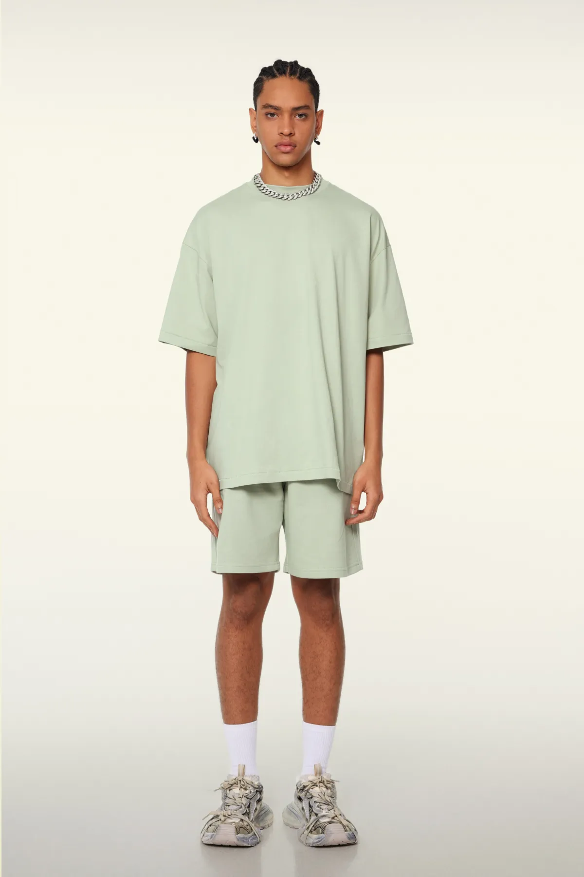 Unisex Classic Long Crew Neck T Shirt - Thumbnail Image