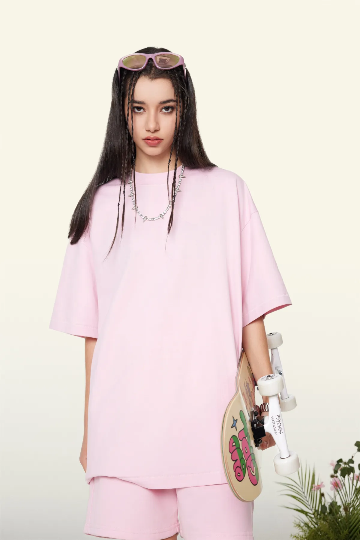 Unisex Classic Long Crew Neck T Shirt - Thumbnail Image