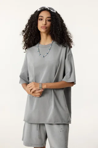 Women’s Double-Yarn Cotton Tee