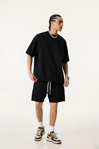  Men’s Double-Yarn Plain Weave Tee