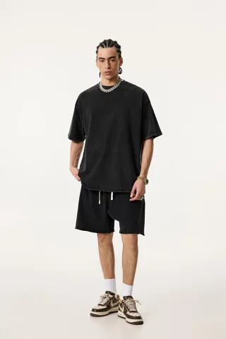  Men’s Double-Yarn Plain Weave Tee