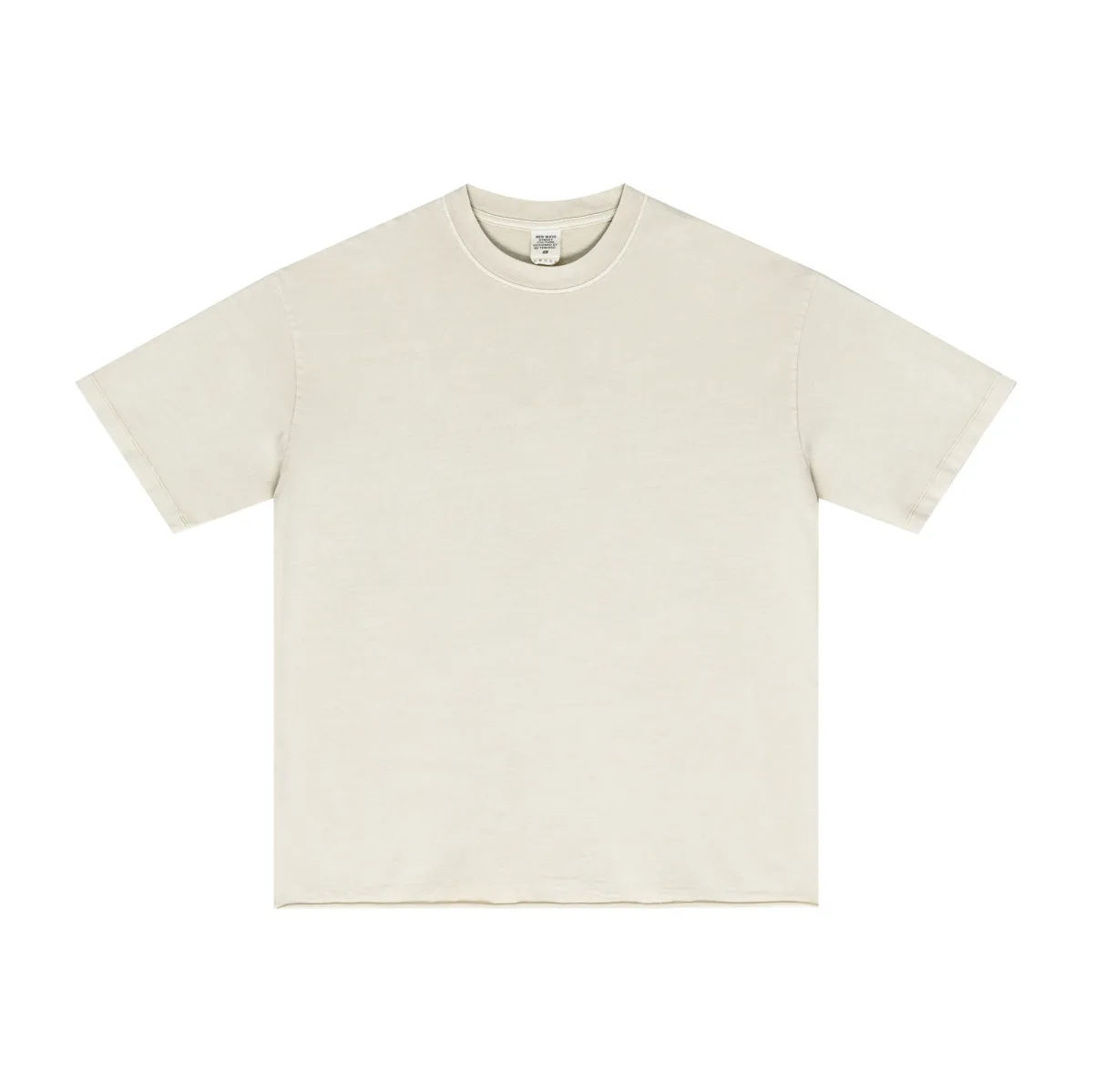  Men’s Double-Yarn Plain Weave Tee