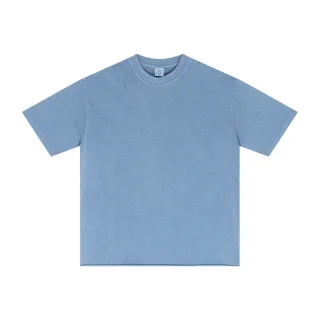  Men’s Double-Yarn Plain Weave Tee