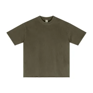  Men’s Double-Yarn Plain Weave Tee