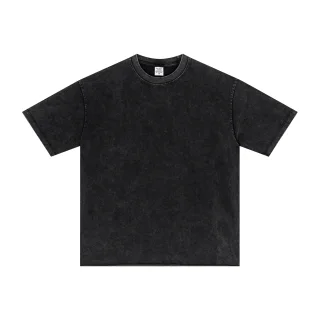  Men’s Double-Yarn Plain Weave Tee